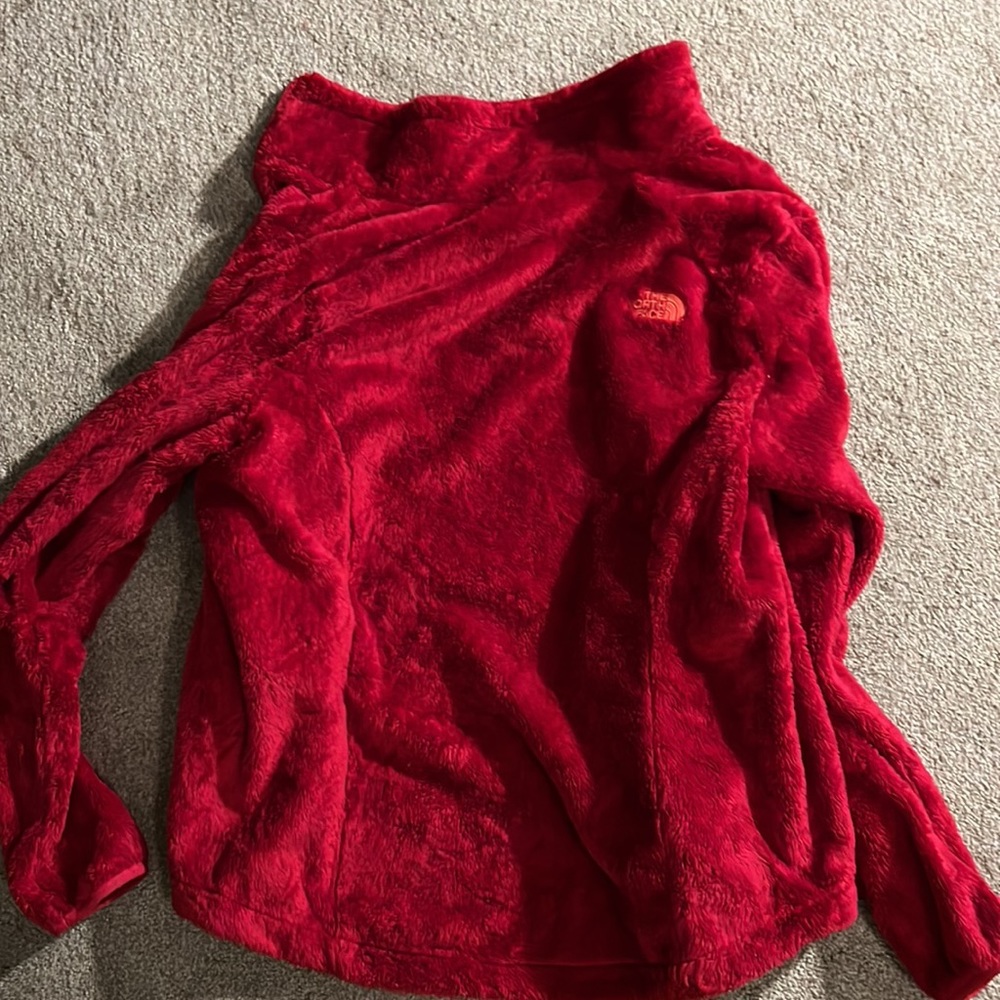 The North Face Women's Red Fleece Jacket - Picture 4 of 4
